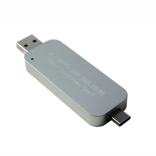 Type-C USB3.0 to M.2 NGFF B Key SSD 2230 2242 Adapter Card Converter Enclosure - Photo 13/20