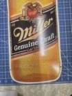 Miller Genuine Draft MGD Bottle Embossed Tin Sign 30"x9" — photo 2