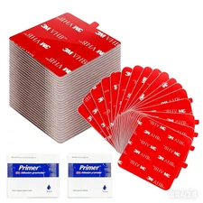 40 PCS 3M VHB Heat Resistant Double-Sided Adhesive Pads,1.98 “ Square Adhesive S