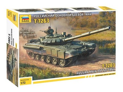 Zvezda 5071 T-72 B3 Kampfpanzer Maßstab 1:72 Bausatz