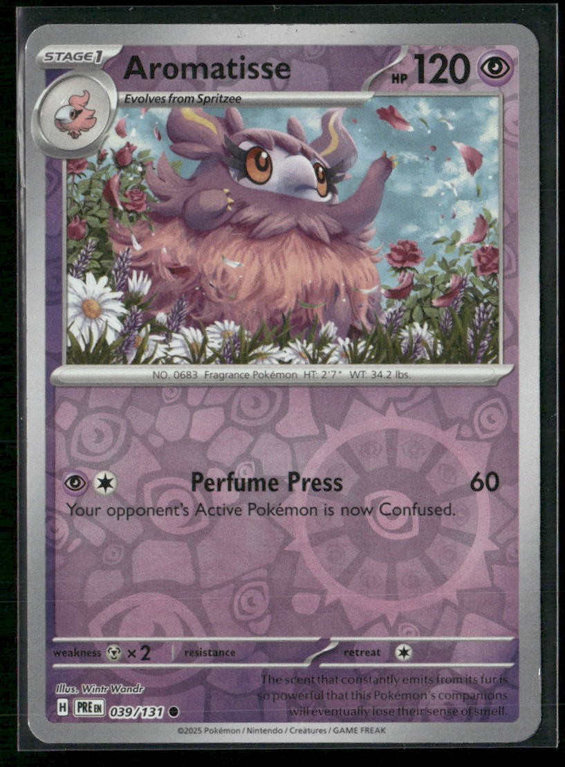 Aromatisse SV: Prismatic Evolutions 039/131 Reverse Holo NM