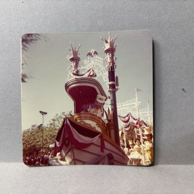 Vintage Found Photo Disney California Parade Float Boat 1970s