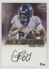 2023 SAGE High Series Next Level Signatures Gold /10 Chris Rodriguez Jr Auto 0b2