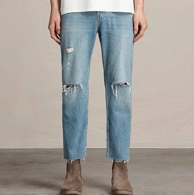 Allsaints Danvers Sid Cropped Jean, 28W