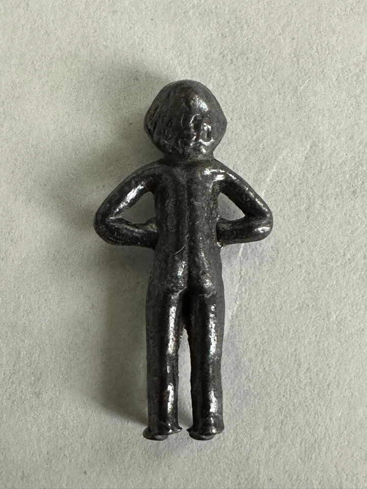 Muñecas vintage de plomo Frozen Charlotte / Frozen Charlie, 1 pulgada Foto 3 de 4