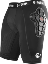 G-Form GK Pro Goalkeeper Impact Shorts Protective Gear for Soccer - LARGE Black