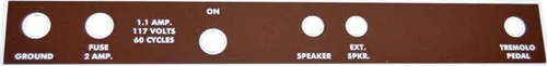 Brown Deluxe 6G3 Backplate