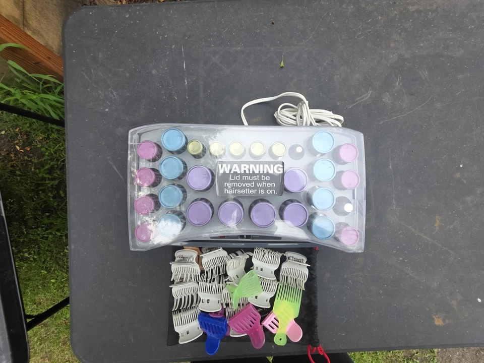 Babyliss Pro Cerámica Iónica 28 Hot Rollers Juego de Rizadores BABHS30 Sin Clips-Probado Foto 2 de 4