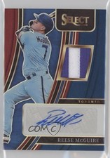 2022 Select Signature Materials Tri-Color Prizm 25/49 Reese McGuire Auto 0c6