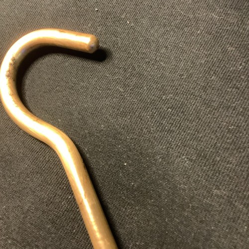 Virginia Metalcrafters ? Brass Fireplace Flue Pull Damper Hook - Picture 3 of 3