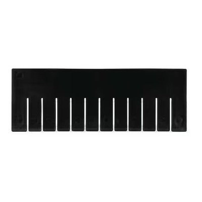 Akro-Mils 42166 Black, Plastic Divider, 6 Pk