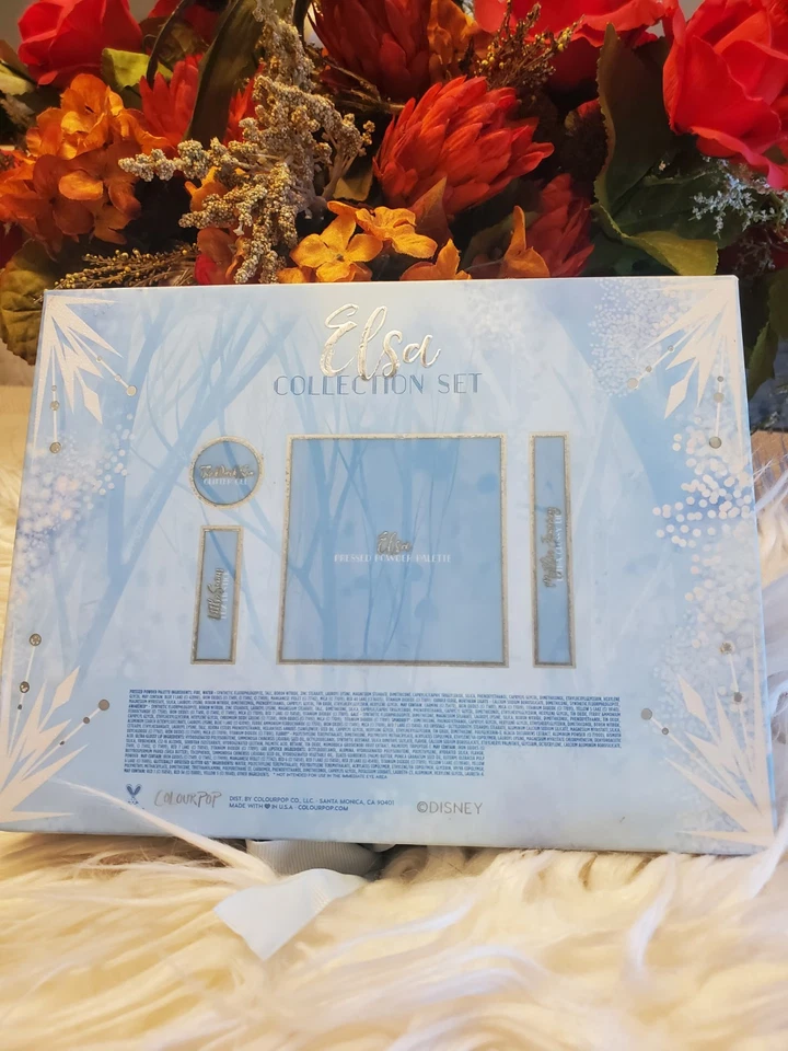 Limited Edition Disney Frozen 2 Elsa Makeup Set Eyeshadow Lipstick Gloss New - Image 3 of 4