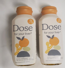 2pk DOSE for Your Liver Cleanse Detox Repair Organic Milk Thistle 16oz BB 9/27