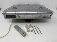 Sony Mega Bass Under Cabinet Radio FM AM CD Kitchen Clock Radio ICF-CD543RM