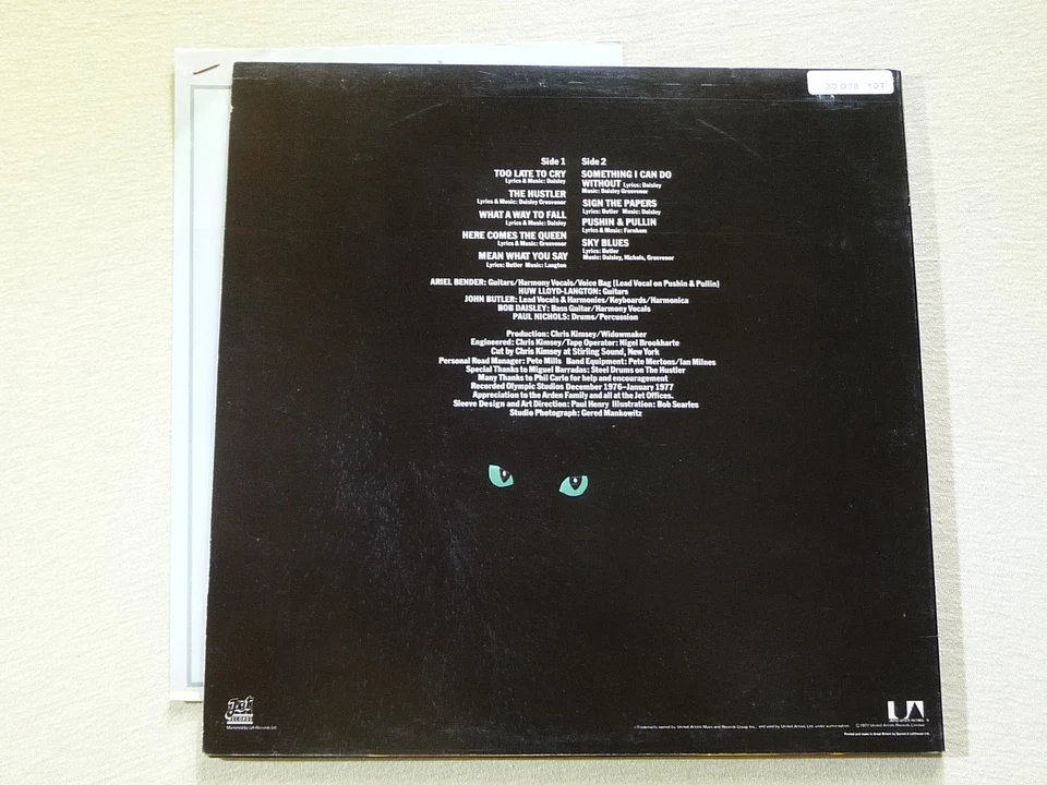 Widowmaker – Too Late To Cry (Promotion Copy + Promo-Sheet) - Bild 3 von 4