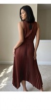 Express Women's Sleeveless Dress Size Small Burgendy
