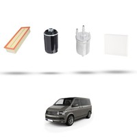 Hoffcar Set Service - 4 Filter FüR VW Transporter 2.0 TSI ( Sf / Sg ) 150KW Von