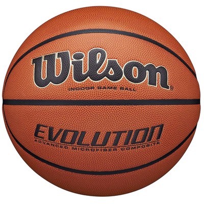 Bälle Basketball Wilson Evolution Indoor WTB0516XBEMEA Braunn
