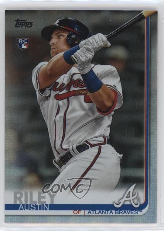2019 Topps Update Rainbow Foil Austin Riley #US100 Rookie RC