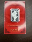 2025 PAMP 10 Gram Year of the Snake .999 Silver Bar in Assay