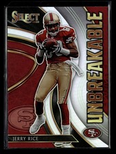 2020 PANINI SELECT UNBREAKABLE PRIZM #U8 JERRY RICE 49ERS