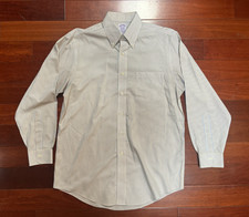 Vintage Brooks Brothers Classic Original Polo Shirt Striped Cotton USA 15 -33