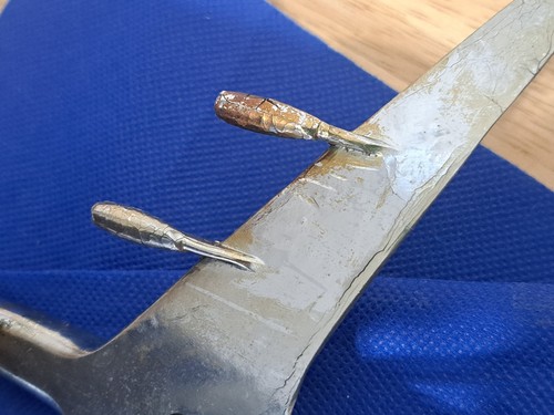 Alitalia Jet Ashtray, Metal Plane - Picture 19 of 21