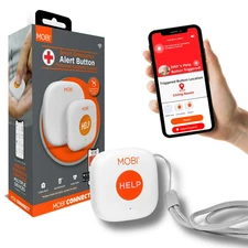 MOBI 70278 Emergency Alert Button, Smart Wireless Caregiver Support Monitoring