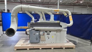 THE OAKLEY CO H-5 EDGE SANDER WITH DUST COLLECTION DUCTS USED