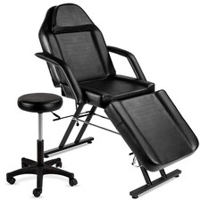 71in 3-Section Multipurpose Massage Bed Spa Salon Facial Tattoo Chair