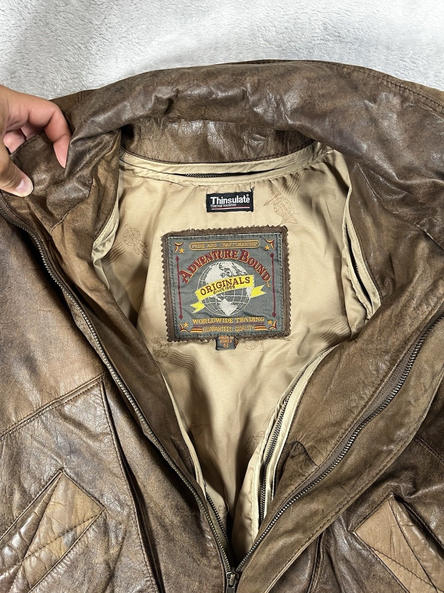 VTG Wilson Adventure Bound Leather Jacket Thinsulate Thermal