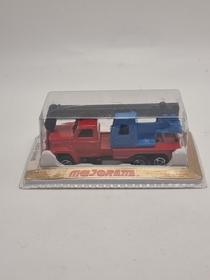Vintage 1983 seltene Farbe Majorette Druckguss Kranwagen #283 neu in versiegelter Blase