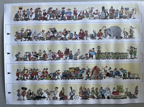 Jan Van Haasteren Jumbo Puzzle 00040 1000 Piece Longest Puzzle Open Box Complete - Picture 10 of 10