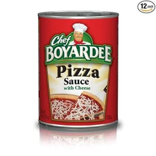 Chef Boyardee Pizza Sauce With Cheese 15 Oz Pack Of 12 Easy Italian Flavor
