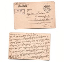 (a59562019)   Liegnitz  1. Weltkrieg , Feldpost wie abgebildet, nachlass Ri