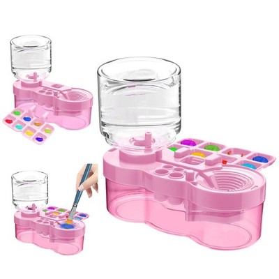 Paint Brush Cleaner, Upgraded Water Cycle Watercolor Rinser Dispenser with Ho...