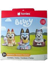 IN HAND - Tonies Bluey Tonie Audio Figurine - 3 pack Set BRAND NEW IN BOX