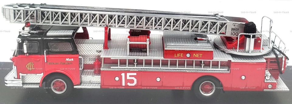 Code 3 Chicago Ladder 15 - Mack CF Rearmount Limited Edition 2009 Vehicle #12816 - Image 3 of 4
