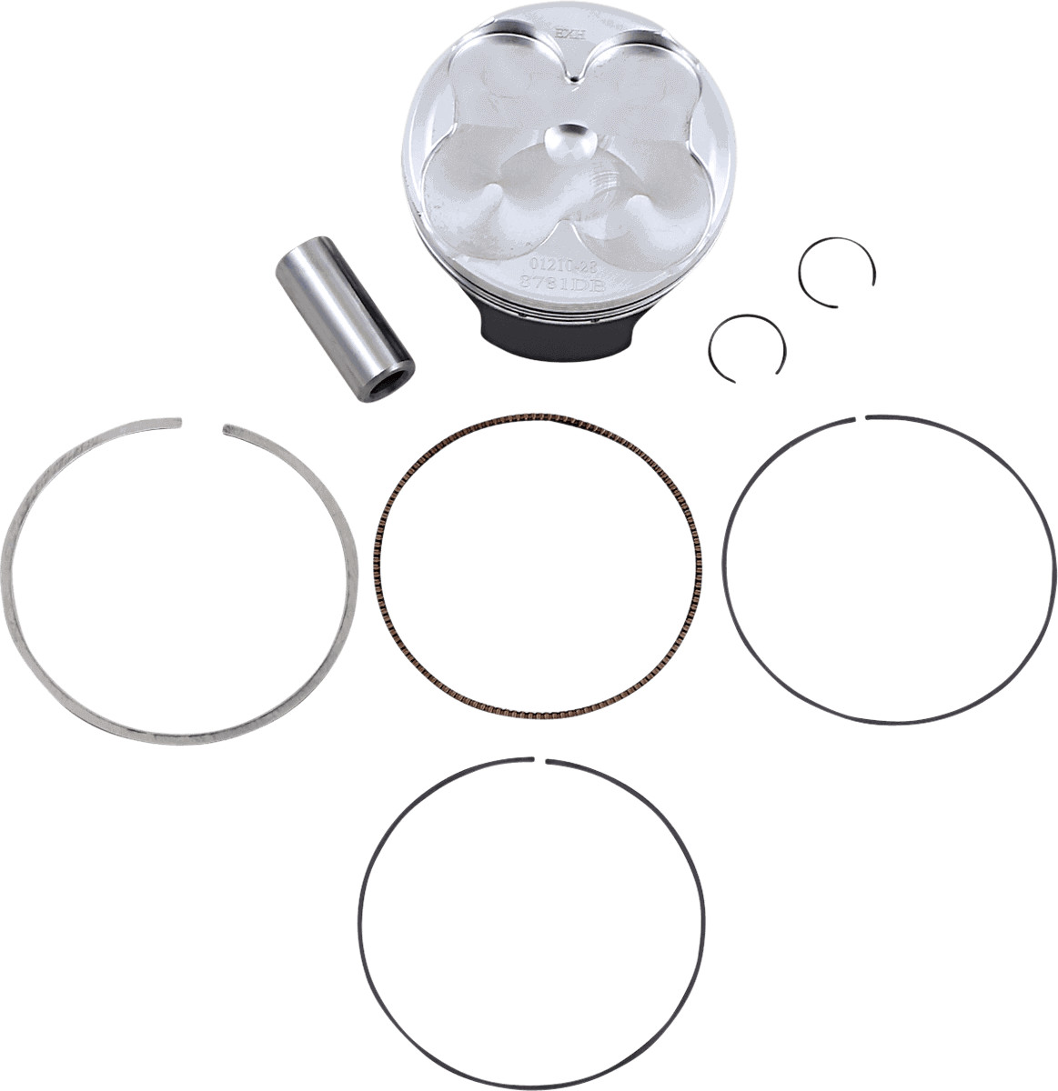 Piston forgé Wössner 8781DB l'excellence mécanique pour Suzuki RMZ 250