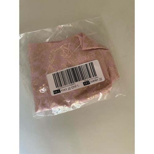 Victoria's Secret Women's Panties Size L Pink Gold No-Show Thong Butterfly - Picture 3 of 4