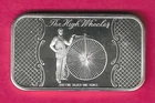THE HIGH WHEELER   .999 SILVER ART BAR