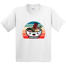 Inktastic Noodle Bowl Japanese Cute Ramen Kawaii Youth T-Shirt Food Childs Japan