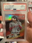 2018 TOPPS FIRE HOT STARTS HS-1 SHOHEI OHTANI GEM MINT RC PSA 10