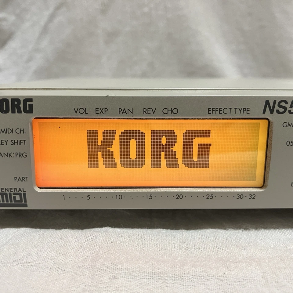 KORG NS5R Midi Sound Effect Module Synthesizer w/ Power cable Used Tested AC100V - Image 2 of 4