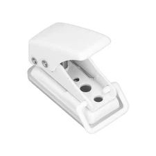 Hole Punch Mini Handheld Manual Single Hole Puncher Scrapbook Paper Craft White