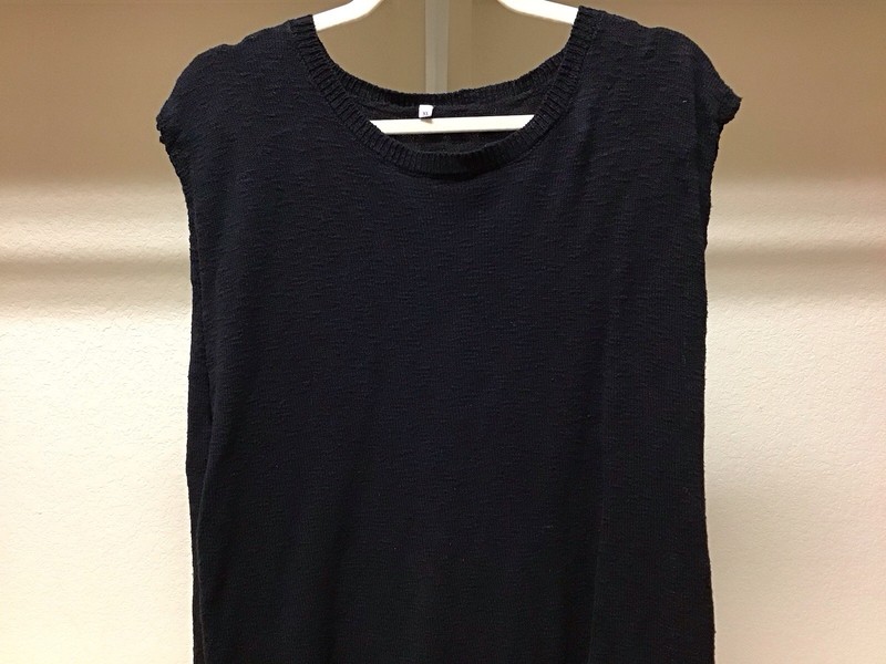 Women’s Sleeveless Round Neck Ribbed Tank Neck Sz XL