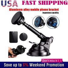 Car Dashboard Windshield Phone Holder Magnetic Telescopic Mount Stand GPS Cradl 