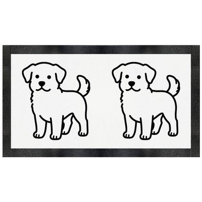 Futtermatte für Haustiere ''Dog Line Art'' (PM00035372)