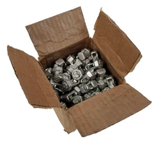 100 BURNDY KSU20 Split-Bolt Square Head Connector Copper #6 | 10 to 4 AWG NEW