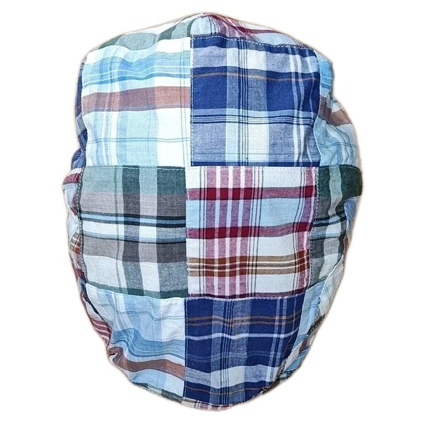 Vintage Patchwork Madra Plaid Flat Cap Adult L/XL… - image 3